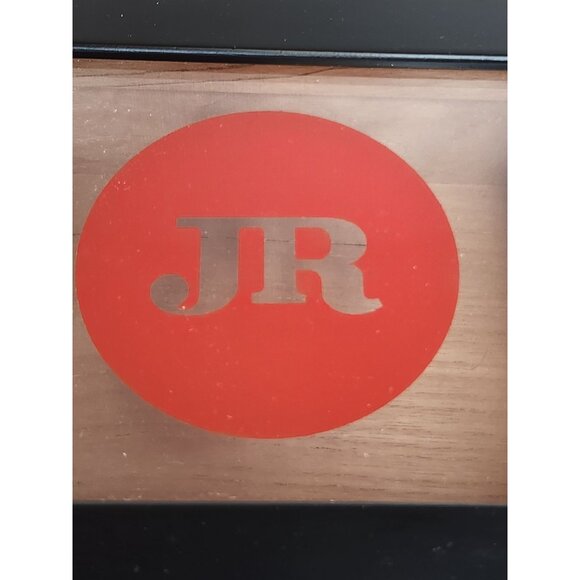 Black Wooden Cigar Humidor With Glass Top & Analog Hygrometer 10x9x4.5 Inches - Picture 11 of 11